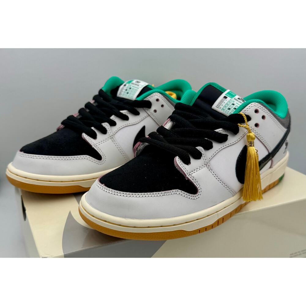 Nike x CSEF Dunk Low SB 9.5 M White Clear Emerald HJ4132-100 #260